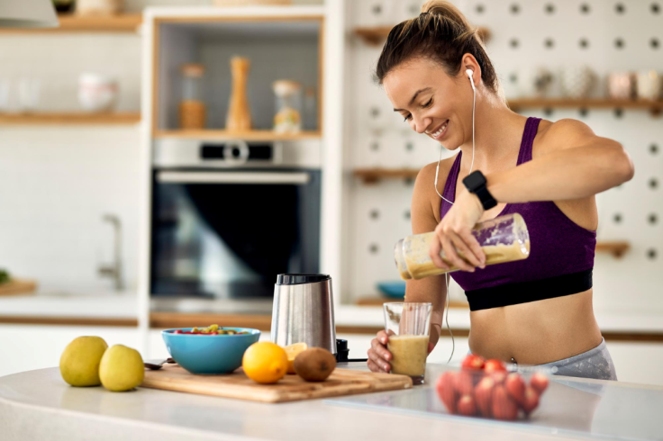 Athlete Taking Protein