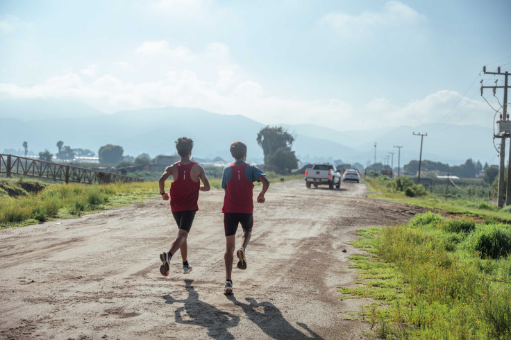 Two Runners Exercising Outdoors