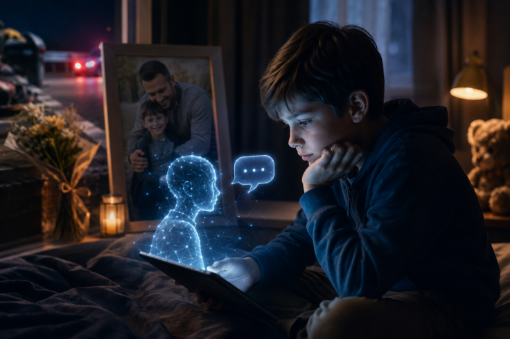 Representation image of a minor using AI