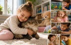Choosing the right pet may play a role in children's mental health, with some small animals linked to more positive outcomes.
