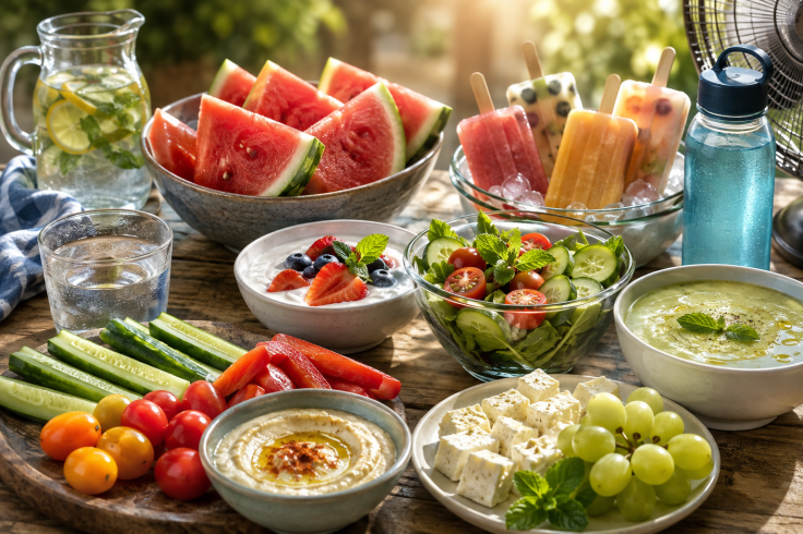 Hydrating foods to eat during a heatwave