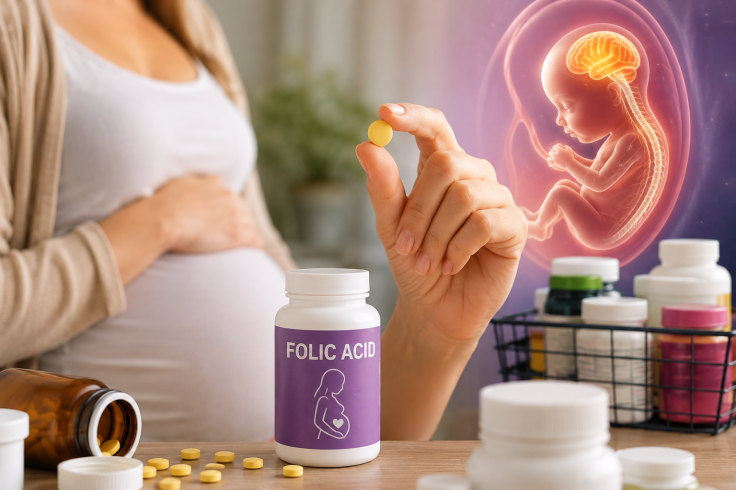 Folic acid before pregnancy can help prevent birth defects