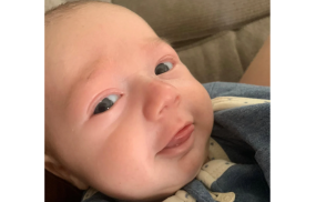 A newborn who is feeding poorly, unusually sleepy, or vomiting needs urgent medical attention.