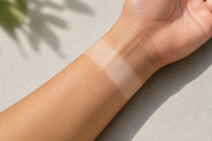 Pale wrist tan line