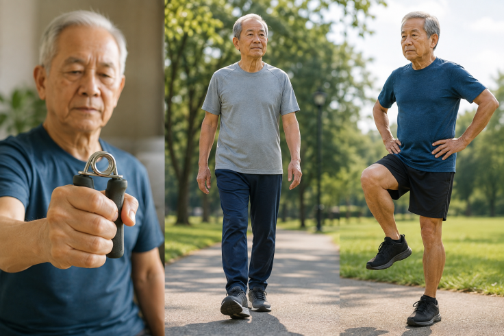 Grip Strength, Walking and Balance