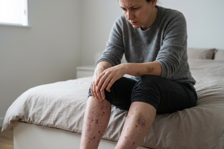 Person with pour wound healing