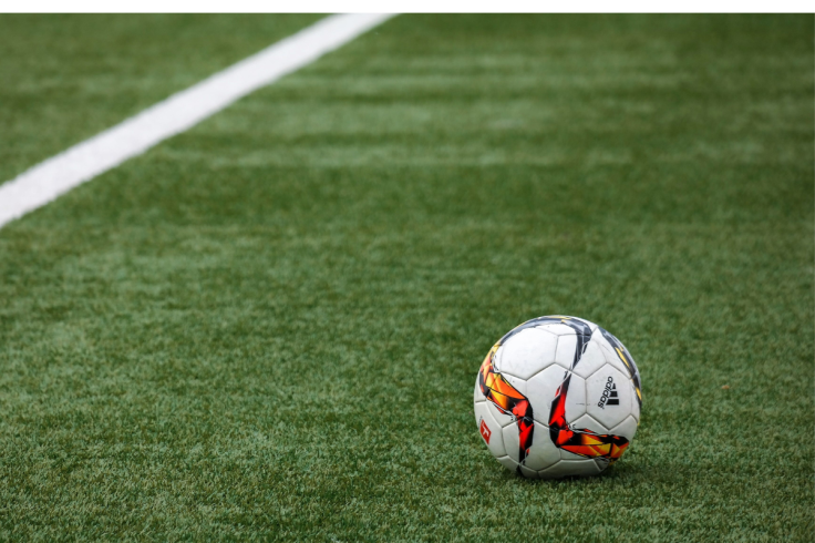 Soccer ball on field