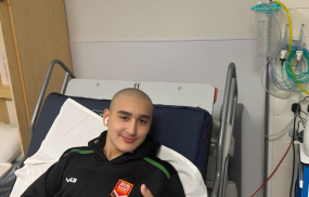 Ethan Griffiths, 14, underwent treatment for relapsed Burkitt lymphoma before returning home cancer-free