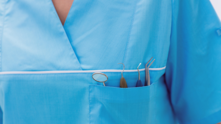 dentist in scrub