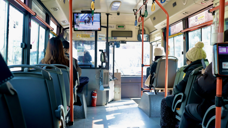 Inside a Public Bus
